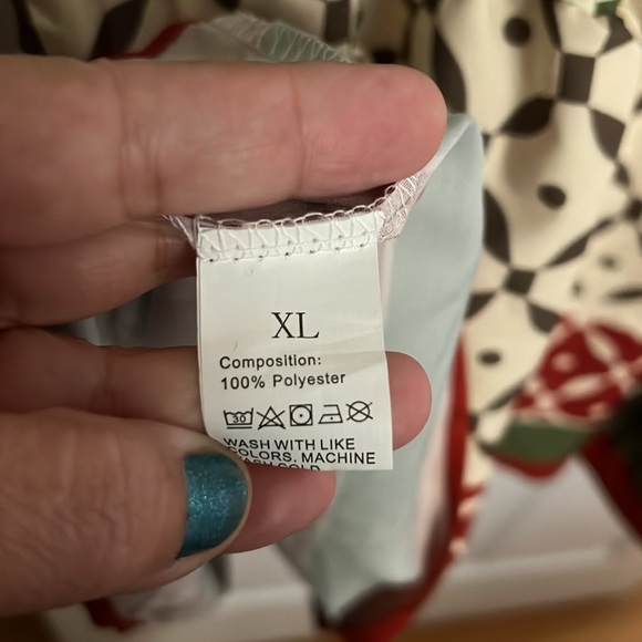 Geo & Color Block Skirt, Boho style - Picture 7 of 7